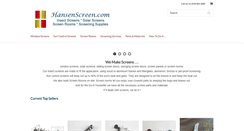 Desktop Screenshot of hansenscreen.com